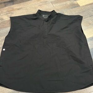 Figs Rafaela scrub top black medium EUC